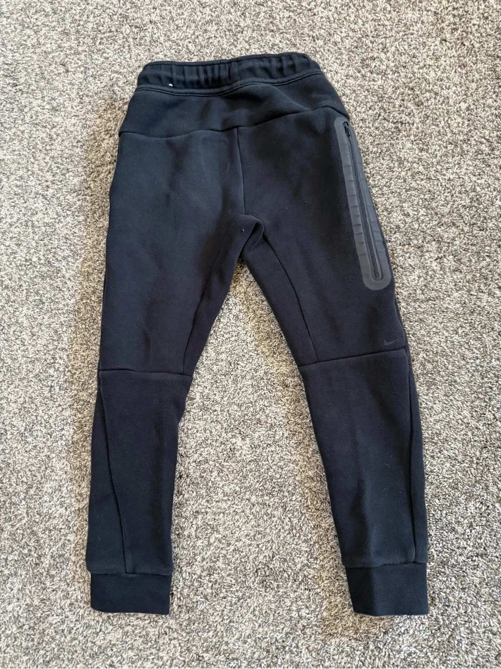 Nike Boys Tech Fleece Black Jogger Pants Size Small